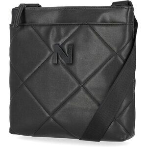 Women's Lakeside Signatures Jacquard North South Cross body Black Shoulder Bags